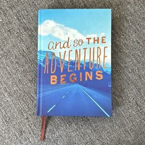 And so the Adventure Begins Hardback Journal
